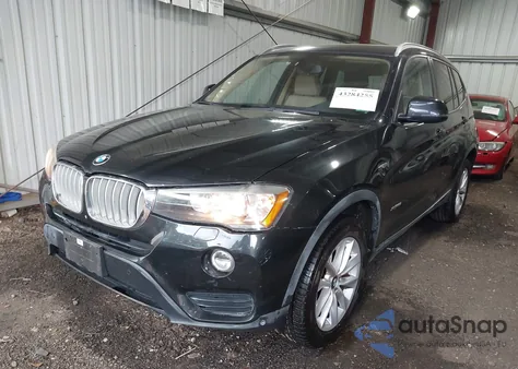 2017 BMW X3 xDrive28I z USA, uszkodzony, nr VIN 5UXWX9C50H0D96154